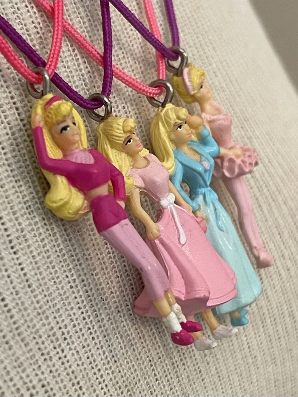 Tara Toys Barbie Party Favors 2000 Figurine Pendants or Necklaces Birthday